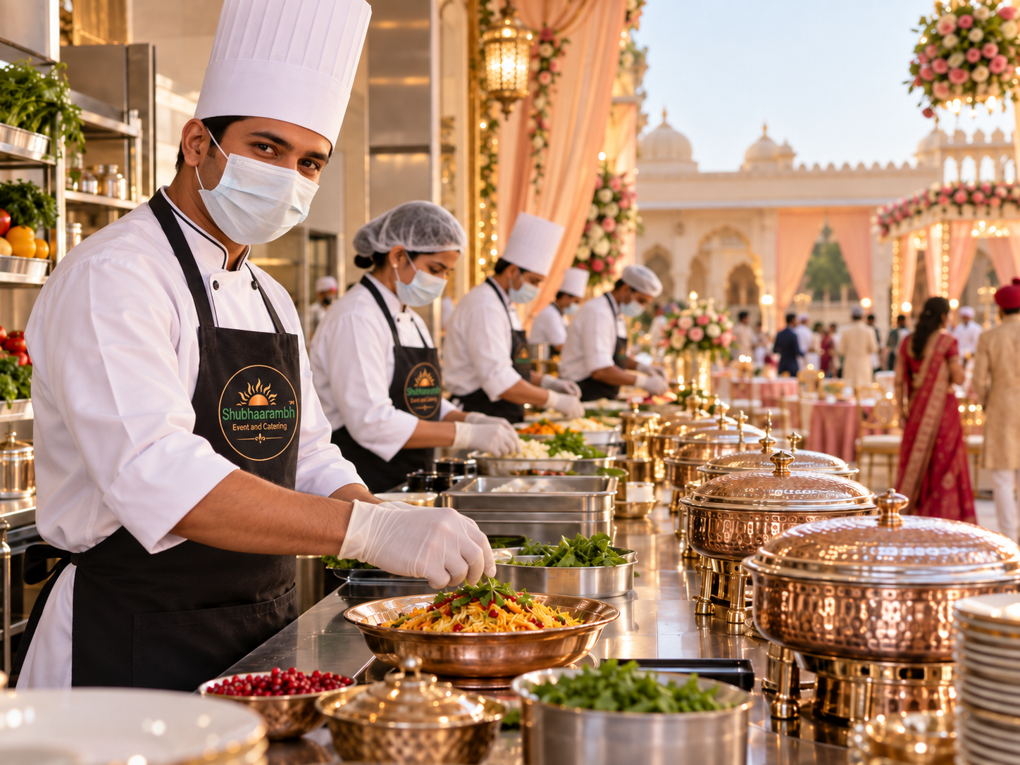 Clean and hygienic food preparation for events