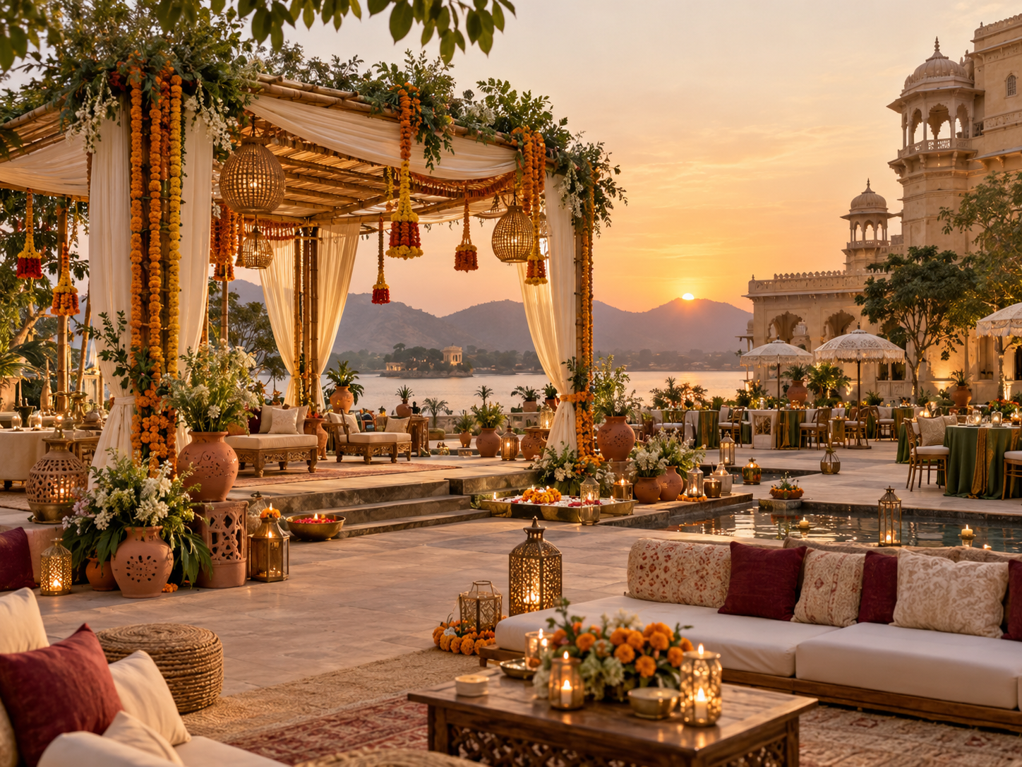 Eco-friendly green event decoration in Rajasthan